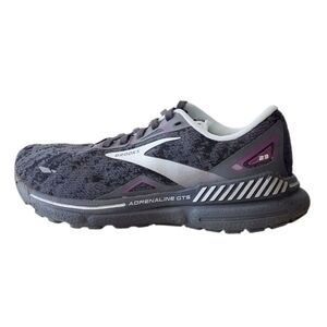 Brooks Adrenaline GTS 23 Running Shoe Sneakers Black Light Blue 7